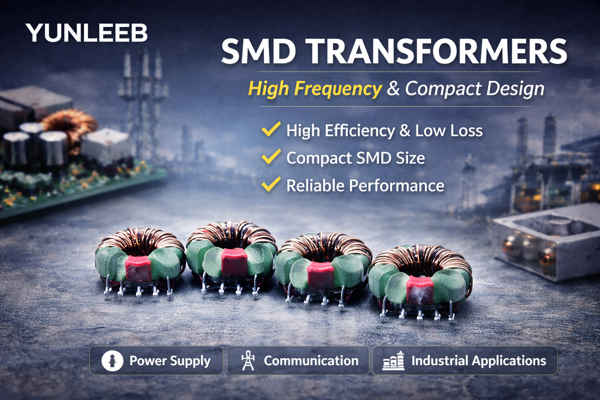 SMD Ferrite Core Transformer for High Frequency Applications
