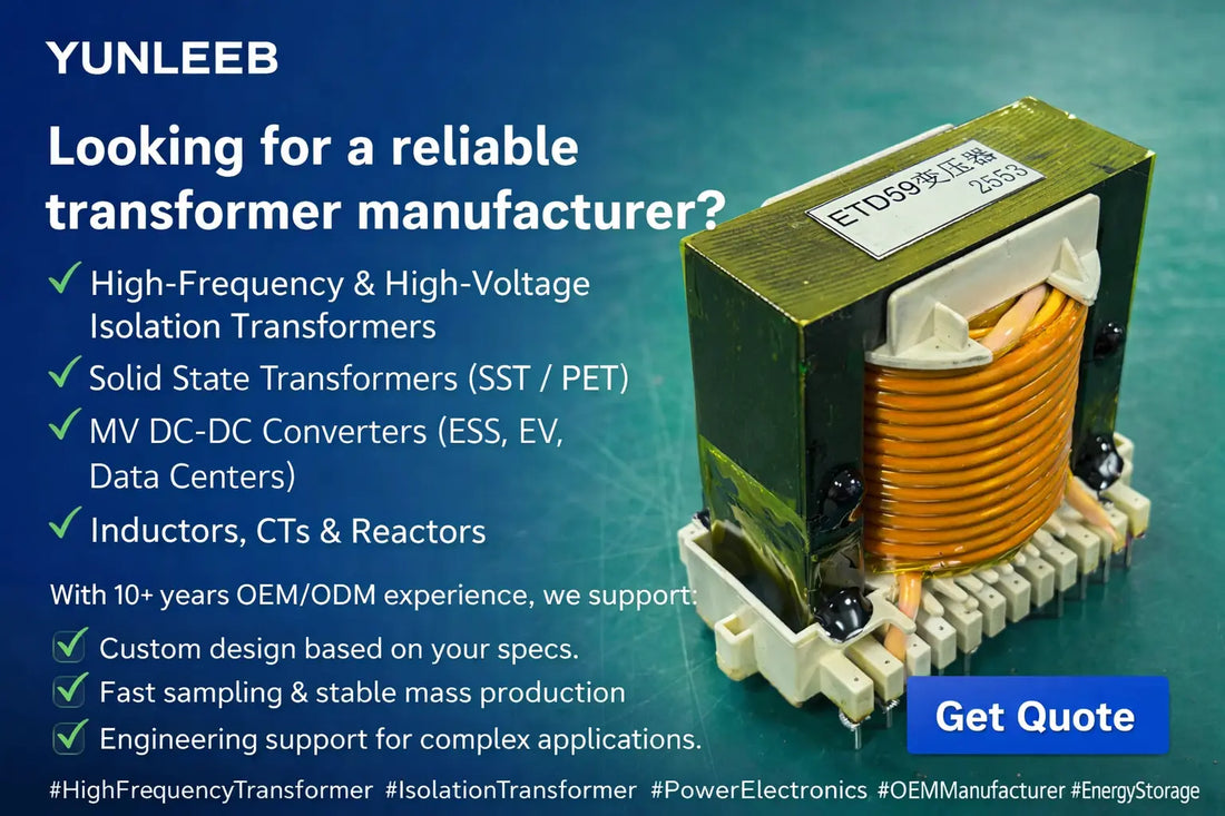 ETD59 High-Frequency Transformer: Features, Applications & Custom OEM Solutions