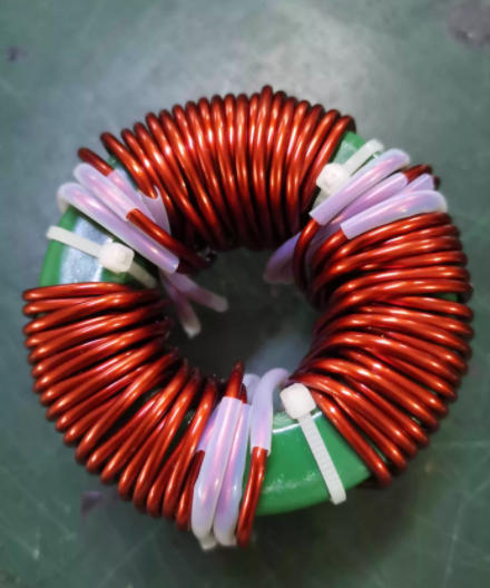 T63×38×25 Three-Phase Common Mode Choke | High-Temperature Enameled Wire | Wire Diameter 2.0×2P | Inductance 2.35mH MIN