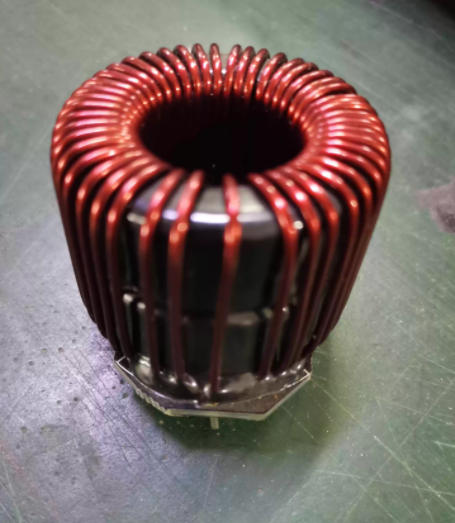 SM400026 Iron-Silicon-Aluminum Dual Magnetic Core Differential Mode Inductor | High-Temperature Wire Ø1.2mm | Inductance 150uH | For Amplifier Equipment