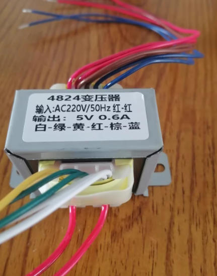 EI48 Low-Frequency Transformer | 18W | 6-Channel Output | Control Board, Industrial Control Equipment, DC Power Supply | Customizable