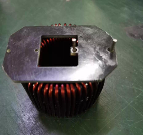 SM400026 Iron-Silicon-Aluminum Dual Magnetic Core Differential Mode Inductor | High-Temperature Wire Ø1.2mm | Inductance 150uH | For Amplifier Equipment