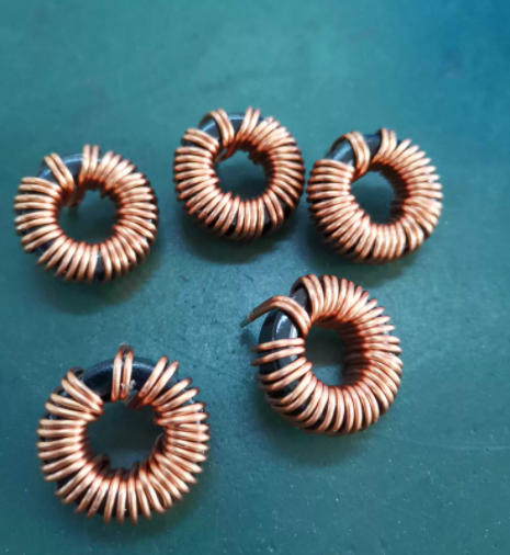 CS080125 Iron-Silicon-Aluminum Inductor | Horizontal / Vertical Type | Wire Diameter 1.0×2P | Inductance 22uH