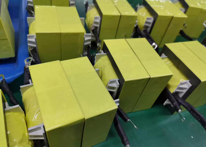 EE65B Dual Core High Frequency Transformer | High Power & High Current | Custom Design for Welding Inverters and PV Applications