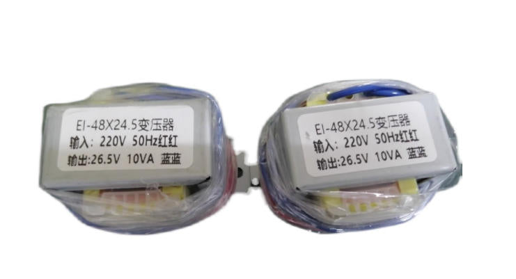 EI48×24 Low-Frequency Transformer | Input 220V → Output 24–27V | 10W | Isolation for Control Board & Monitoring | Custom Design