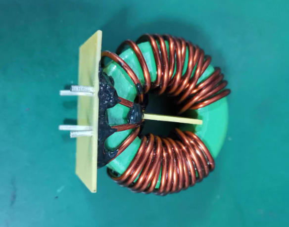 T25×13×12 Magnetic Core Common Mode Inductor | High-Temperature Copper Wire Ø1.0mm | Inductance 10mH MIN