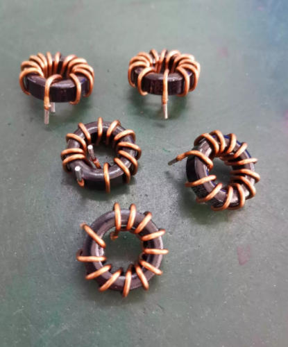 CS080125 Horizontal / Vertical Iron-Silicon-Aluminum Toroidal Inductor | Wire Diameter 1.3mm | Inductance 8.2uH