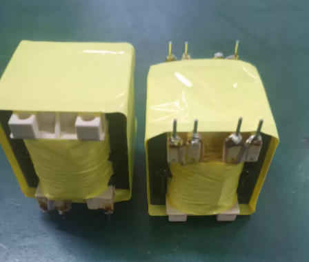 EE4215 Dual Core High Frequency Transformer | High Power & High Current | Vertical/Horizontal Winding Design | For Photovoltaic Inverters, Switching Power Supplies, and New Energy Applications