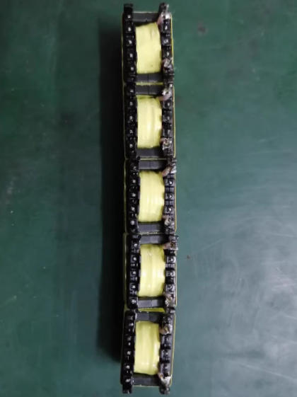 ATQ20 transformer side view for power adapter applications