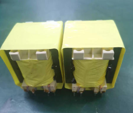 EE4215 high power transformer front structure for switching power supplies