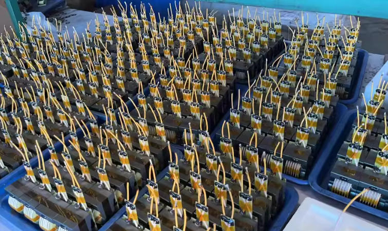 EE51 high power transformer production for industrial applications