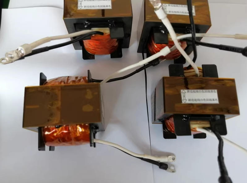 EE80 high power transformer side structure for industrial charging systems