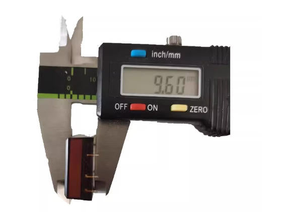 EFD20 ultra thin transformer size measurement with digital caliper