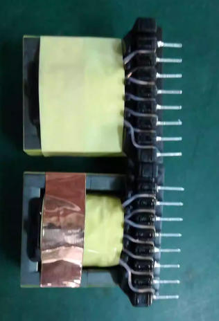 ER2828 vertical transformer side view for industrial control board