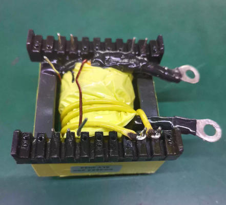 ER EC4954 high power transformer side view for industrial welding equipment