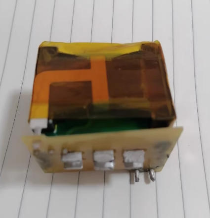 PQ3520 transformer front view for high power power supply applications
