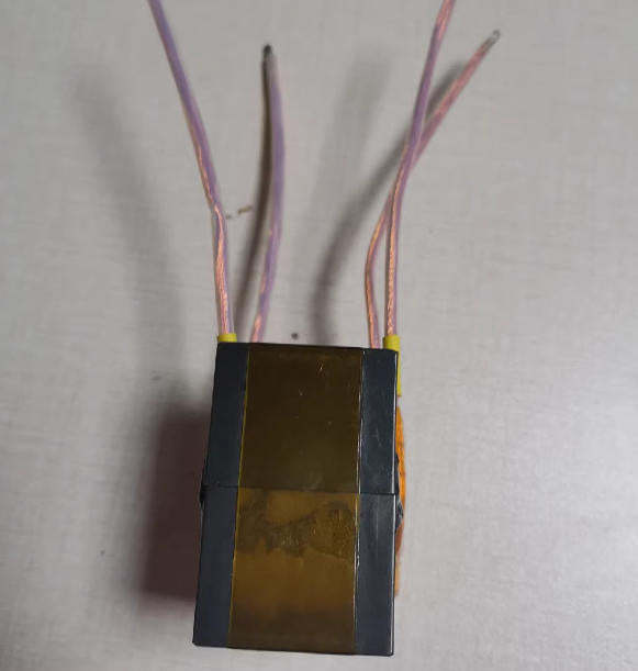 PQ4040 coreless transformer with multiple leads for custom power systems