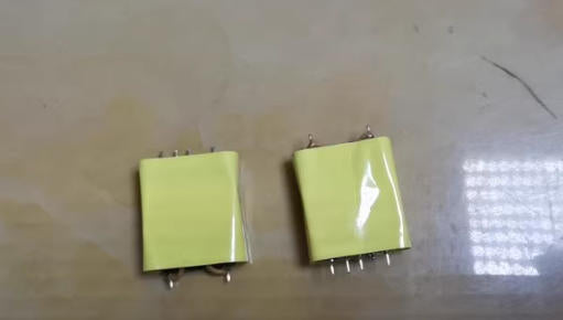SMD planar transformer side view for compact PCB systems